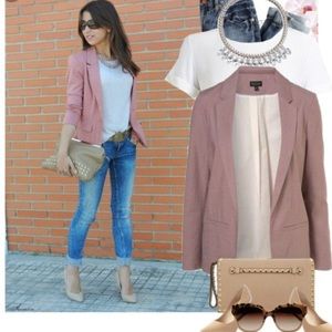 Mauve short blazer